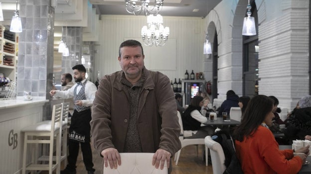 Manuel Lamarca, en el Gran Bar