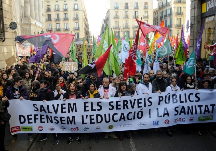 Los médicos catalanes mantienen sus protestas para la próxima semana