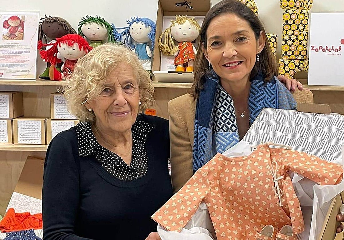 Manuela Carmena y Reyes Maroto