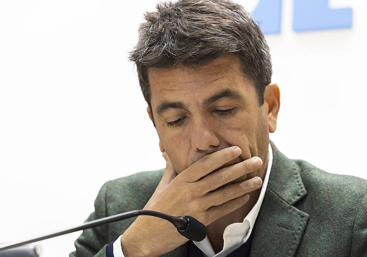 Imagen de archivo del presidente del PPCV, Carlos Mazón