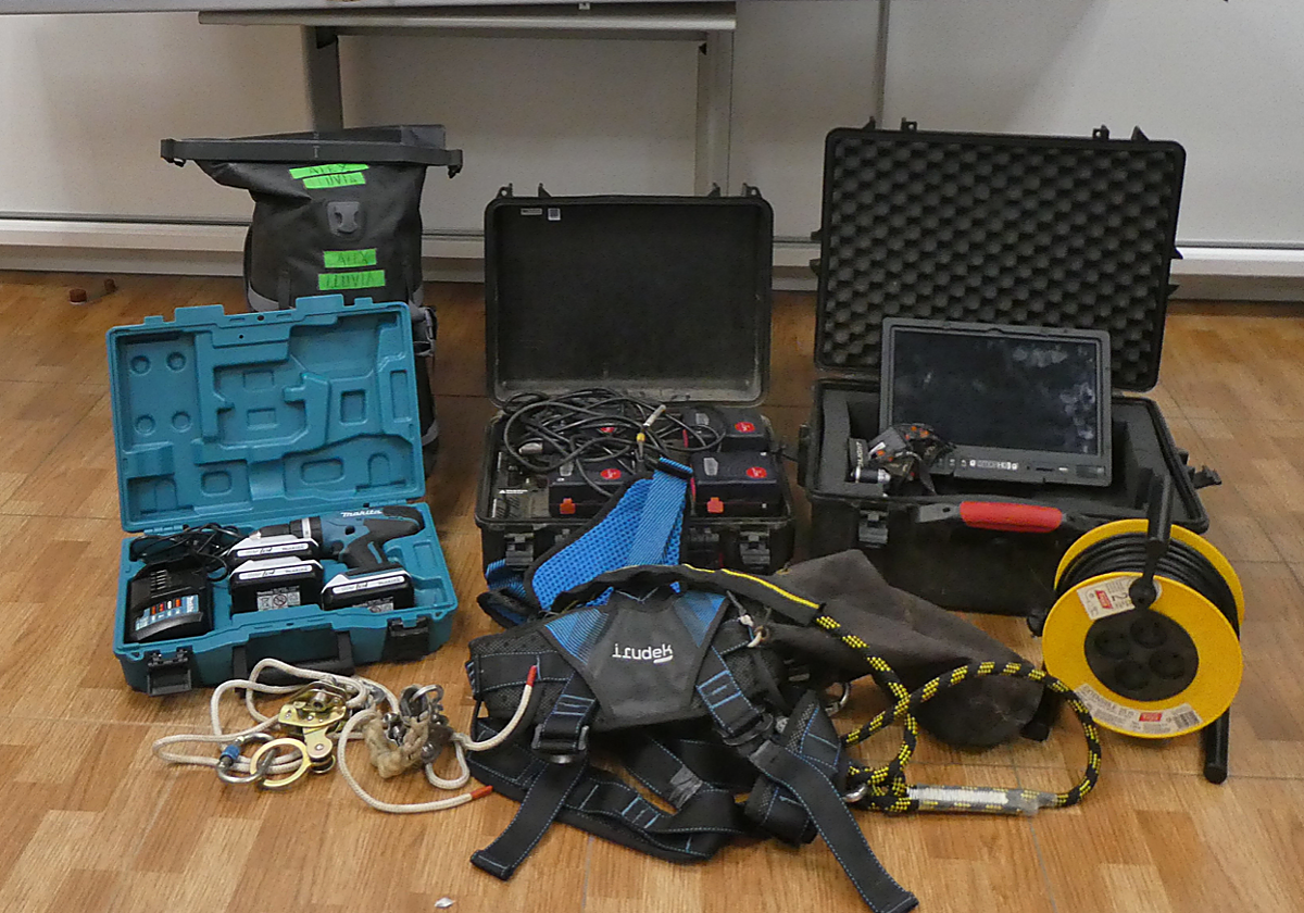 Material recuperado de los registros dentro de la Operación Zorro