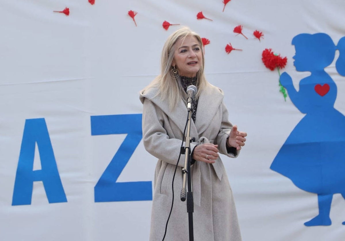 Patricia del Pozo, este lunes en Sevilla