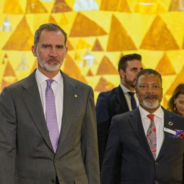 Aragonès planta al Rey en la inauguración de la macroferia audiovisual ISE en Barcelona