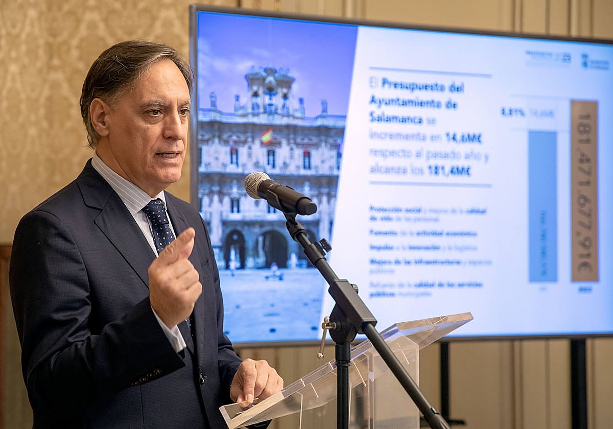 Carlos García Carbayo, alcalde de Salamanca y al frente del PP en la provincia