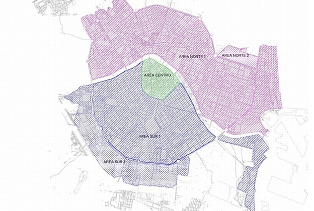 Mapa de Zonas de Bajas Emisiones en Valencia