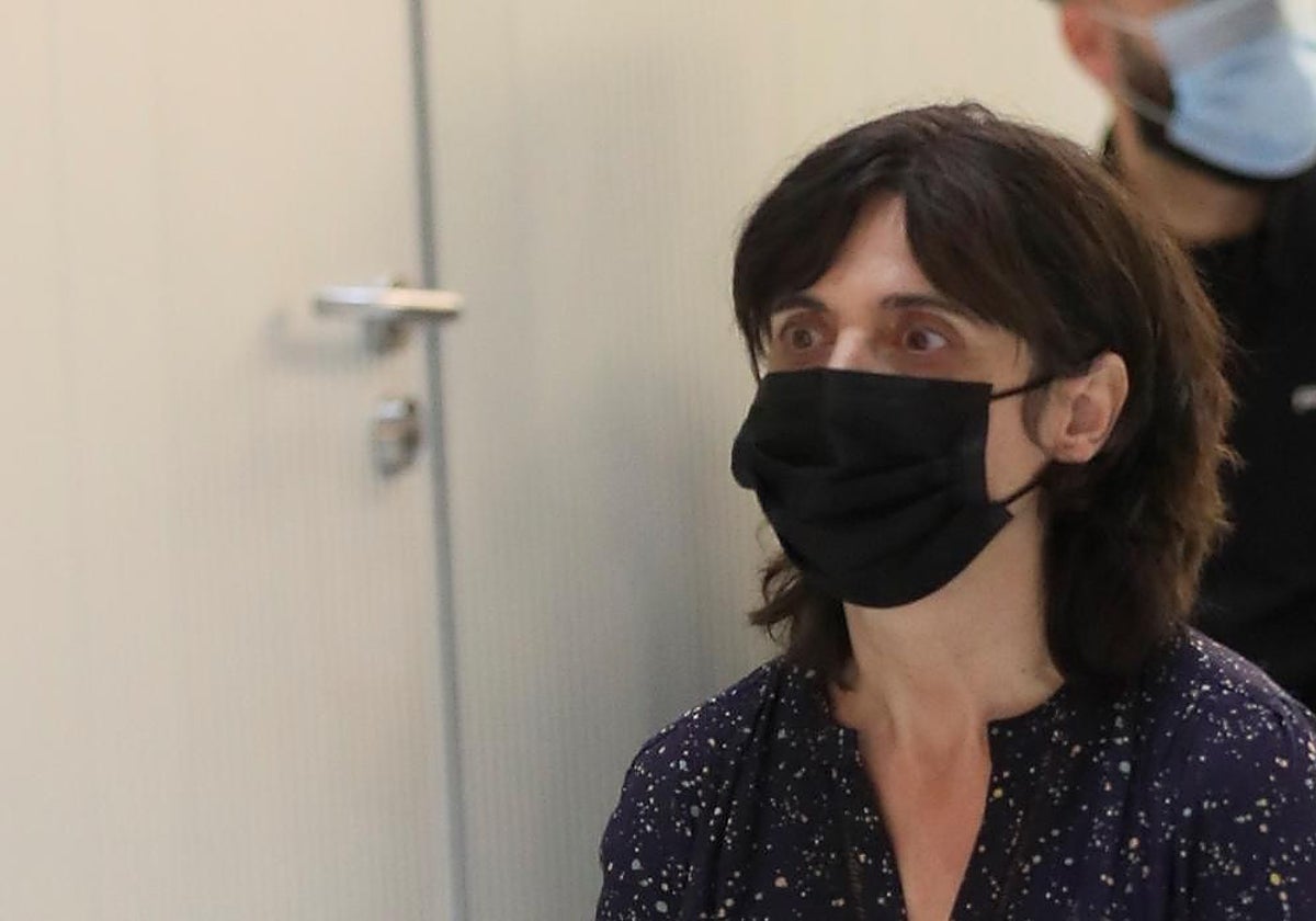 La etarra Iratxe Sorzábal durante el juicio en la Audiencia Nacional