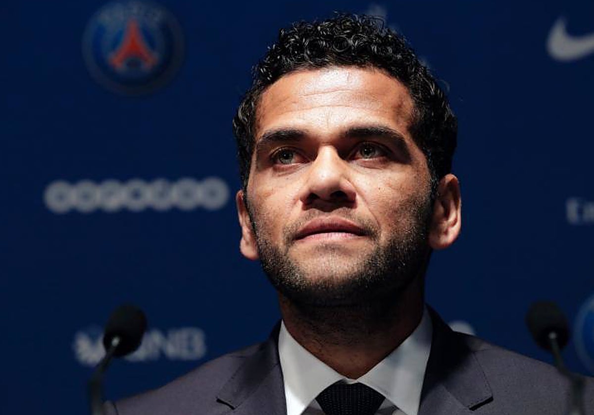 El futbolista Dani Alves