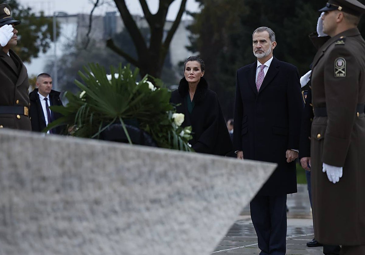 Los Reyes, el pasado mes de noviembre, durante su visita de Estado a Croacia