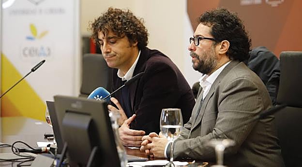 El director del sondeo de la UCO, David Moscoso, hoy durante su presentación