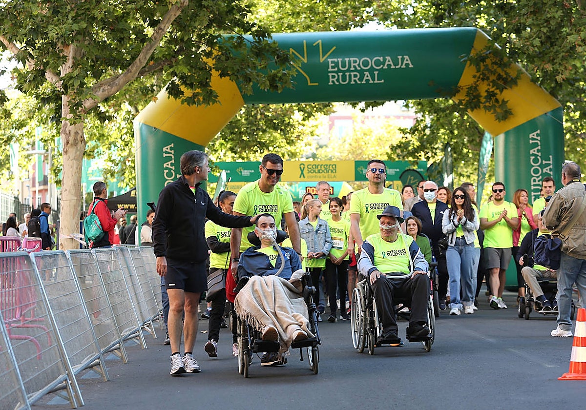 Marcha contra la ELA en Toledo, en octubre del 2022