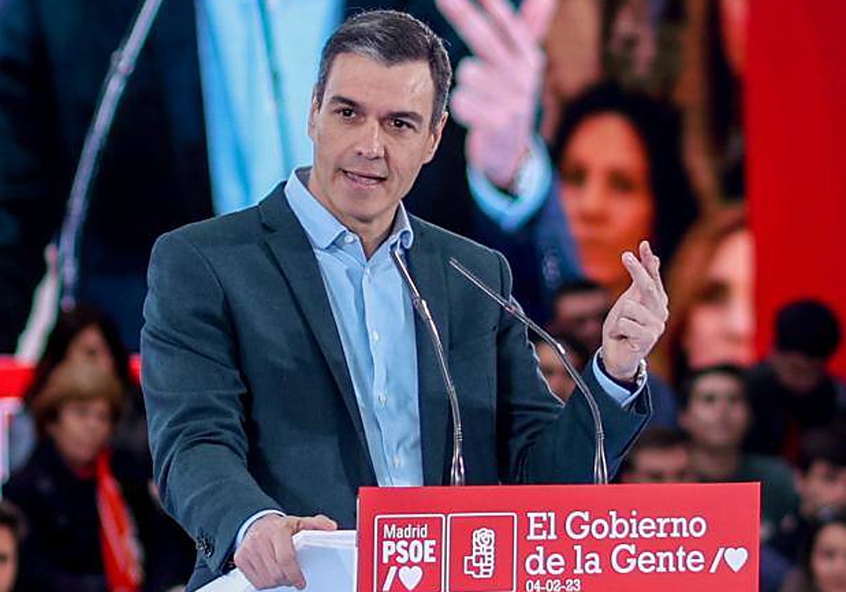 El secretario general del PSOE y presidente del Gobierno, Pedro Sánchez