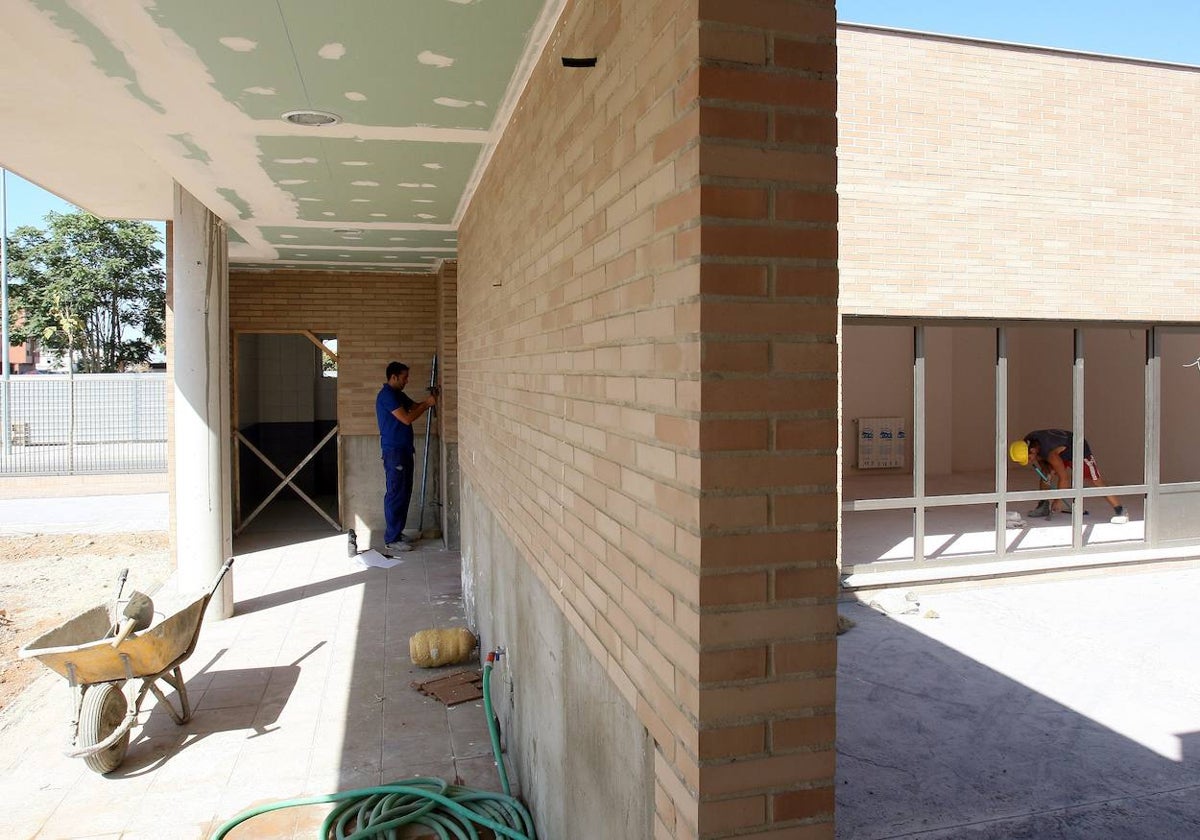 Obras en un colegio de Córdoba capital