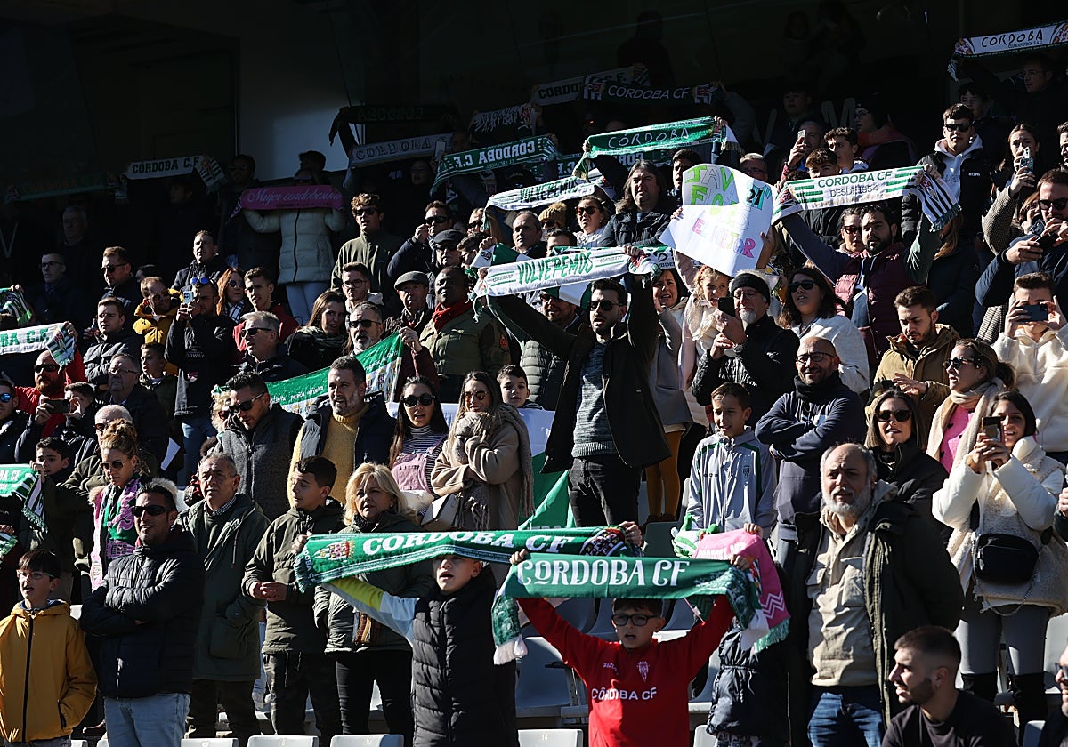 La afición del Córdoba CF en El Arcángel