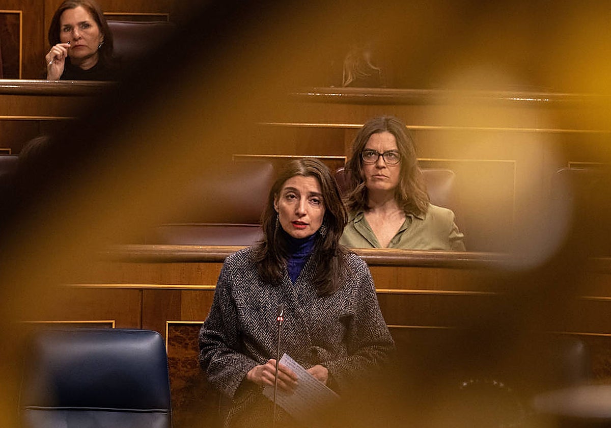 Pilar Llop, ministra de Justicia, este miércoles en el Congreso