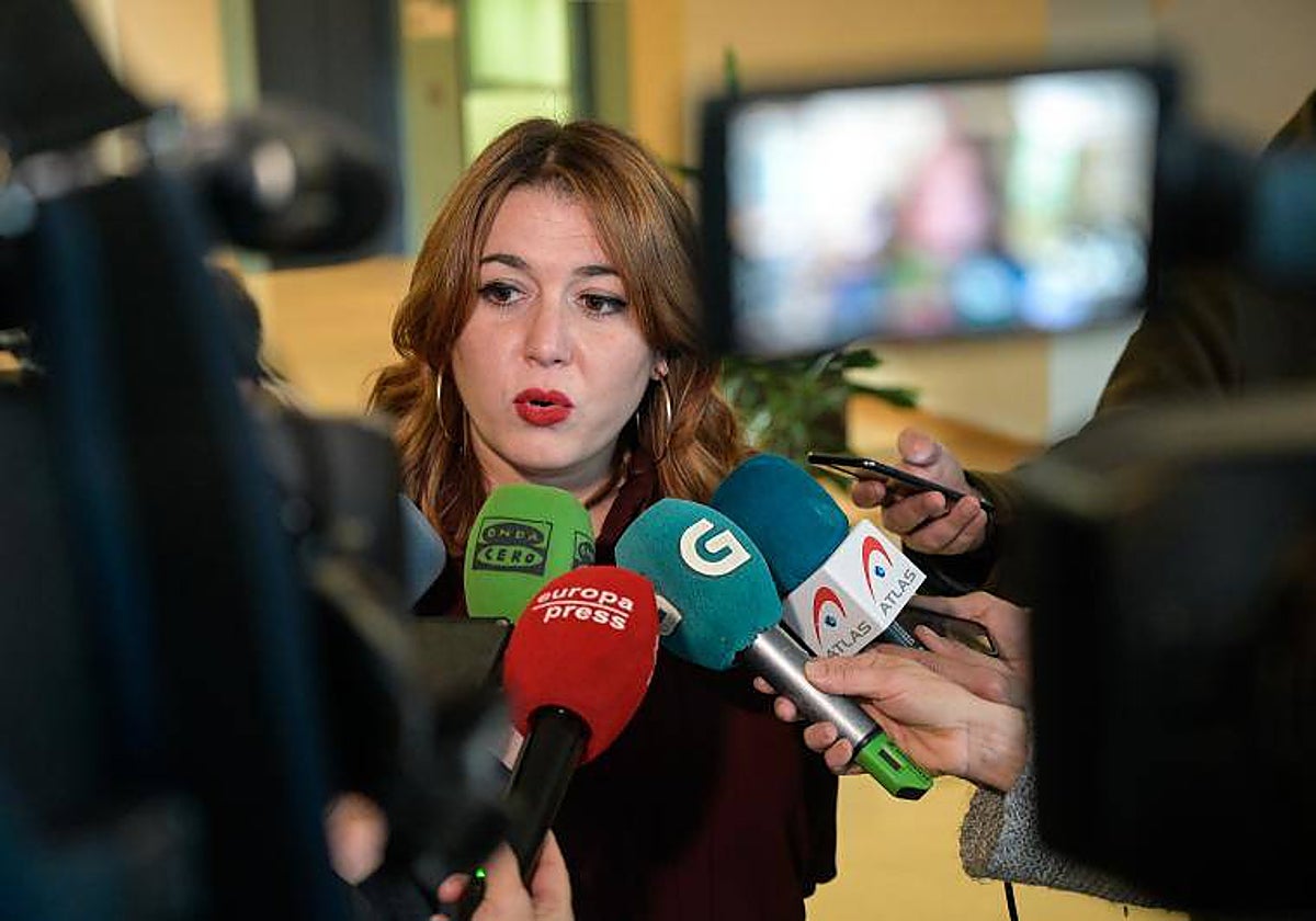 Ángela Rodríguez Paz en La Coruña, este jueves