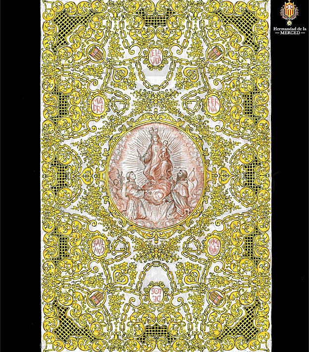 El techo de palio contará con una nueva gloria pintada