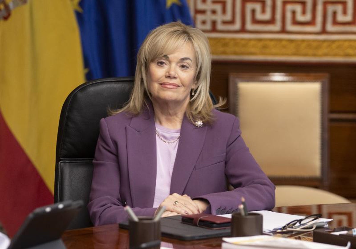 La vicepresidenta del TC, Inmaculada Montalbán
