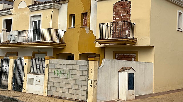 Casa tapiada en Mollina