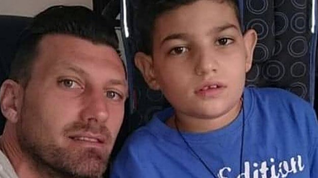 Antonio y su hijo David