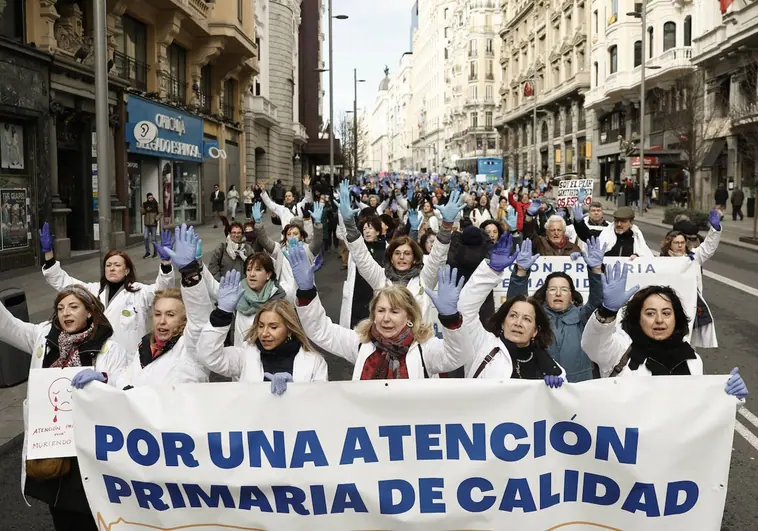 Cortes de tráfico por todo el centro de Madrid por la manifestación de este domingo por la sanidad