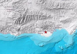 Registrado un terremoto de magnitud 3 al este de El Ejido sentido en gran parte del Poniente de Almería