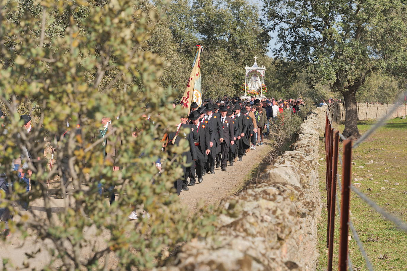 La llegada de la Virgen de Luna a Pozoblanco, en imágenes