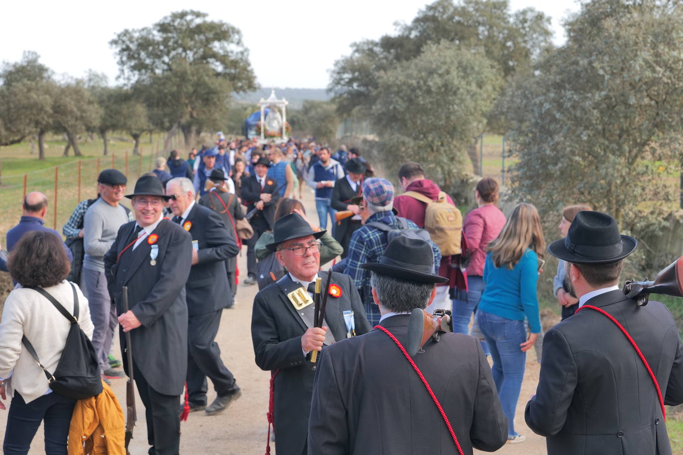 La llegada de la Virgen de Luna a Pozoblanco, en imágenes