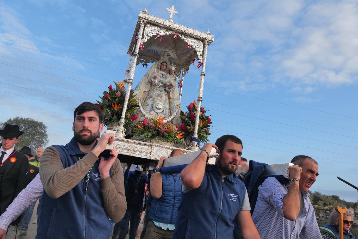 La llegada de la Virgen de Luna a Pozoblanco, en imágenes