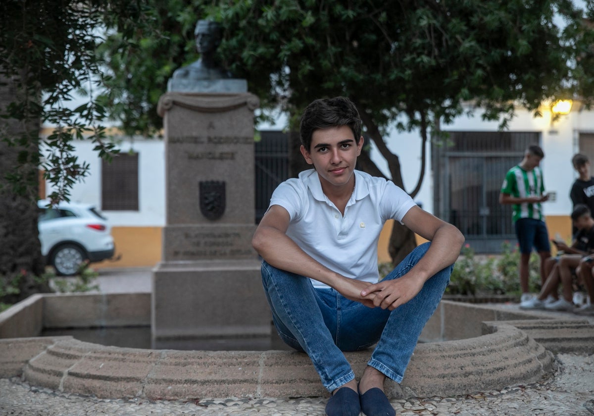 Manuel Román, en la plaza de La Lagunilla