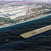 Así es la pista flotante que pretenden construir para ampliar el aeropuerto de Barcelona