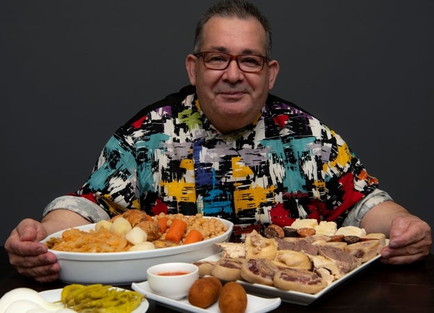 El chef Pepe Filloa del restaurante Pancipelao, galardonado con el premio a Mejor Cocido Tradicional