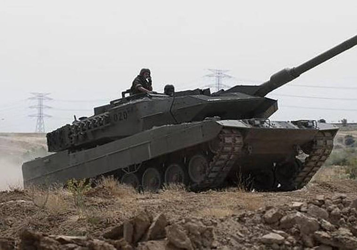 Carro de combate Leopardo del Ejército español