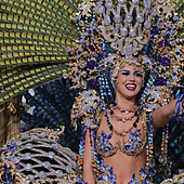 Adriana Peña, reina del Carnaval de Santa Cruz de Tenerife