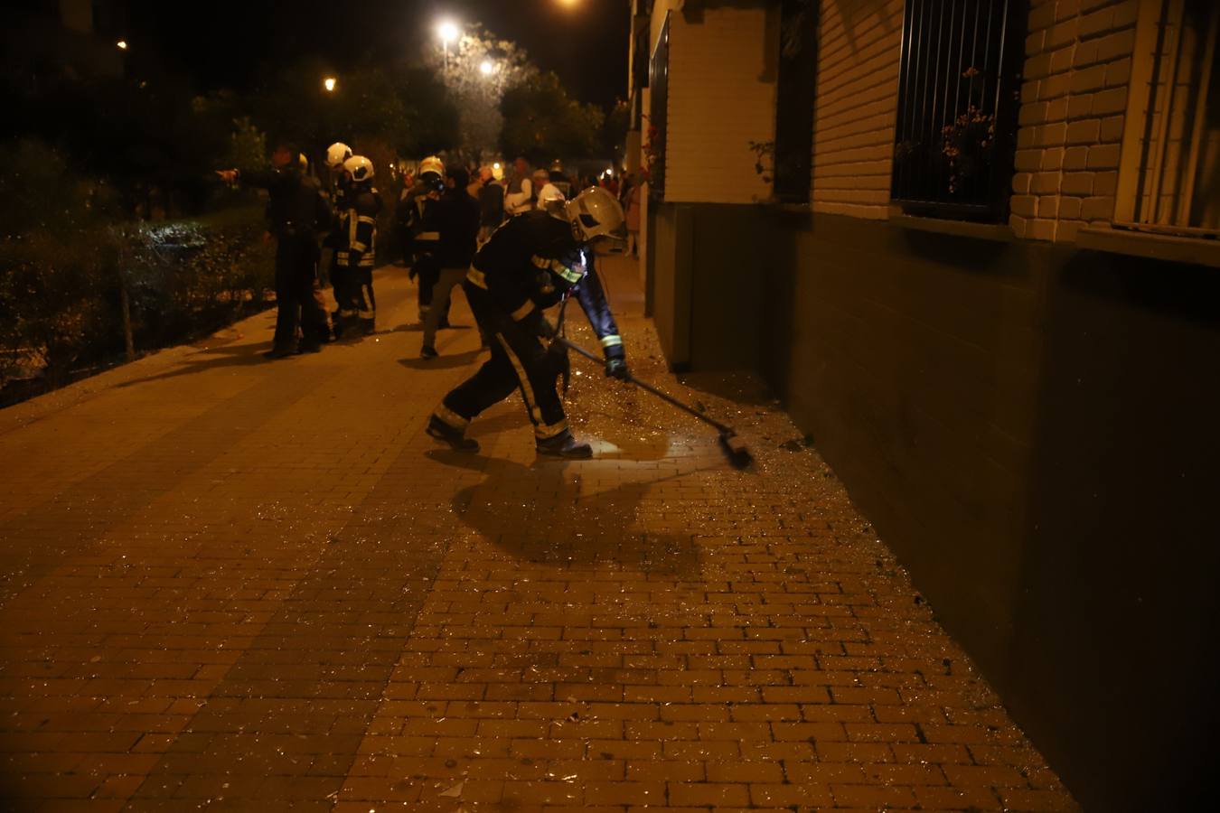 En imágenes, la tensión y el susto por la explosión en el Parque Figueroa