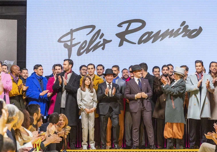 Félix Ramiro triunfa con su colección de moda 'Aristos' en la Mercedes-Benz Fashion Week de Madrid