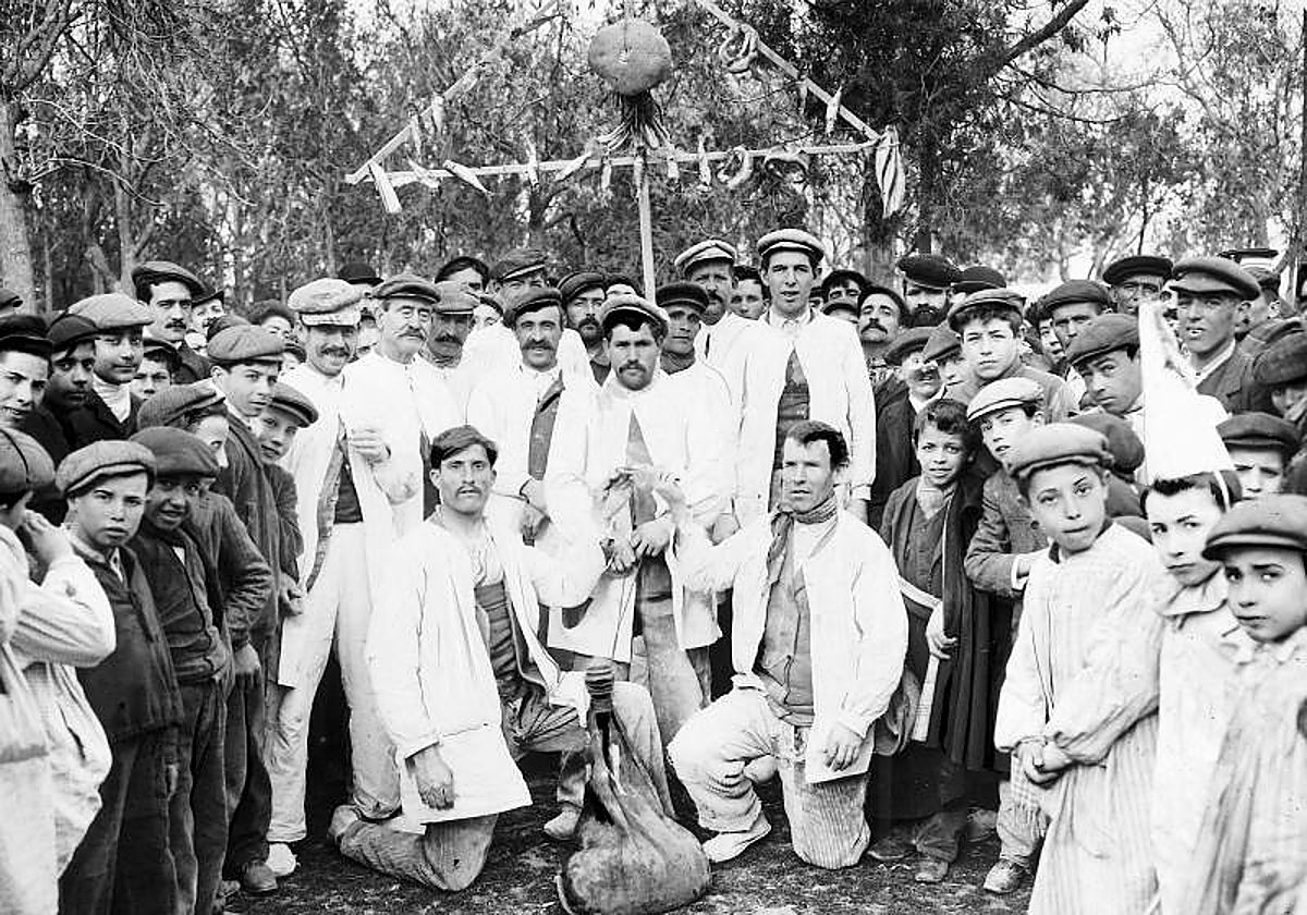 Entierro de la Sardina en Madrid, en marzo de 1908