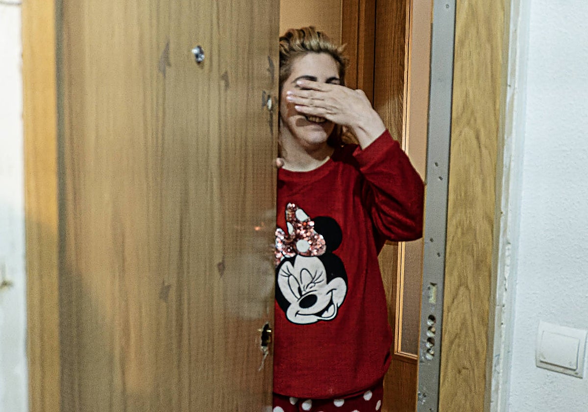 Carmen, una de las okupas recién llegadas