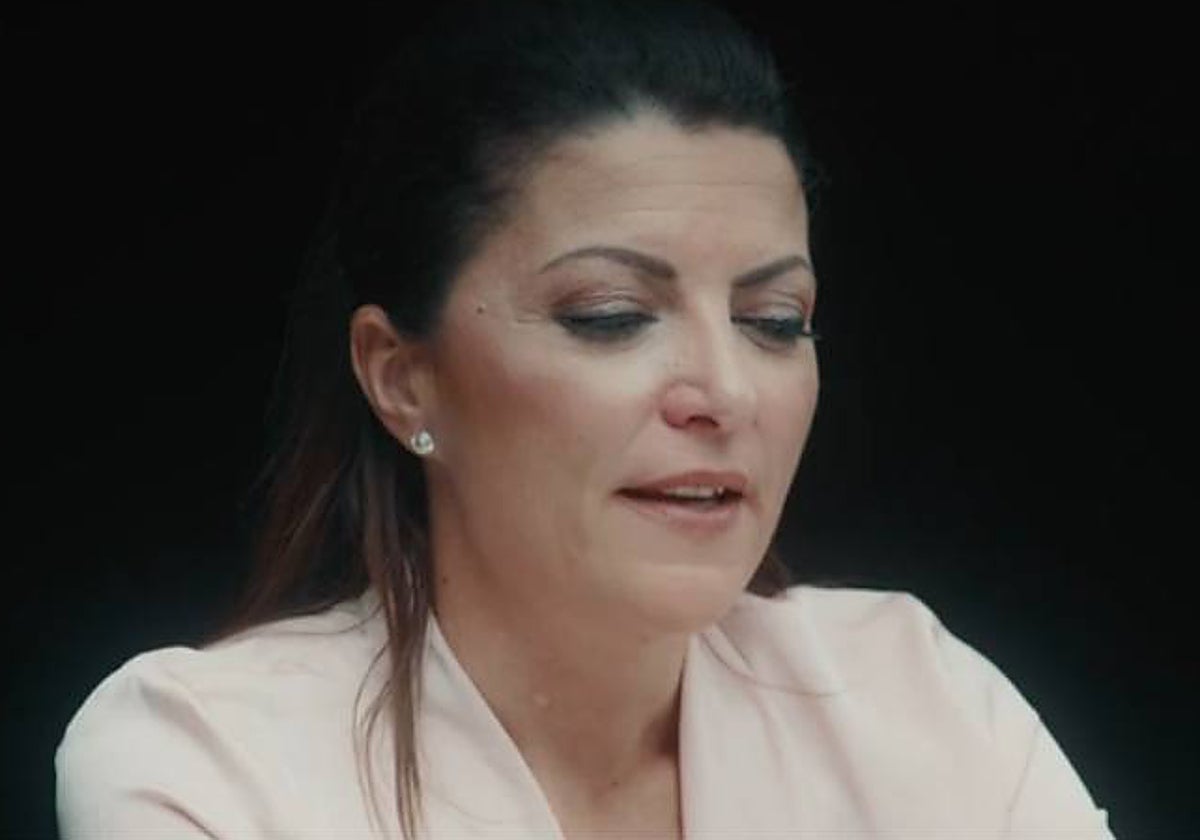 Macarena Olona durante la entrevista en 'Lo de Évole'