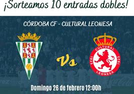 ABC Córdoba te regala diez entradas dobles para el Córdoba CF - Cultural Leonesa del domingo 26