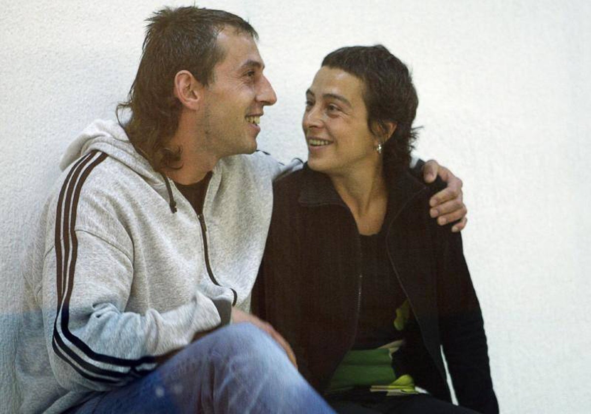 Ainhoa Barbarín, junto al también etarra Xabier Zabalo, en la Audiencia Nacional en 2007