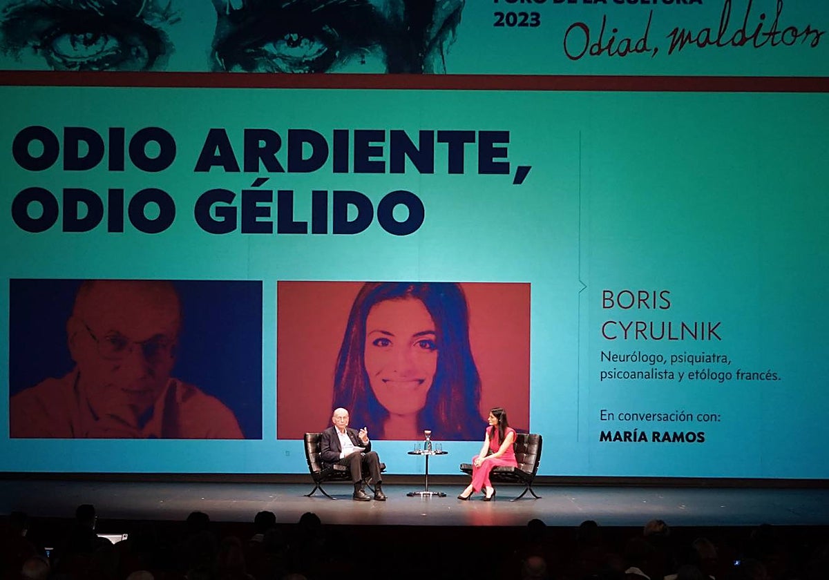 Boris Cyrulnik, en la primera conversación del Foro de la Cultura