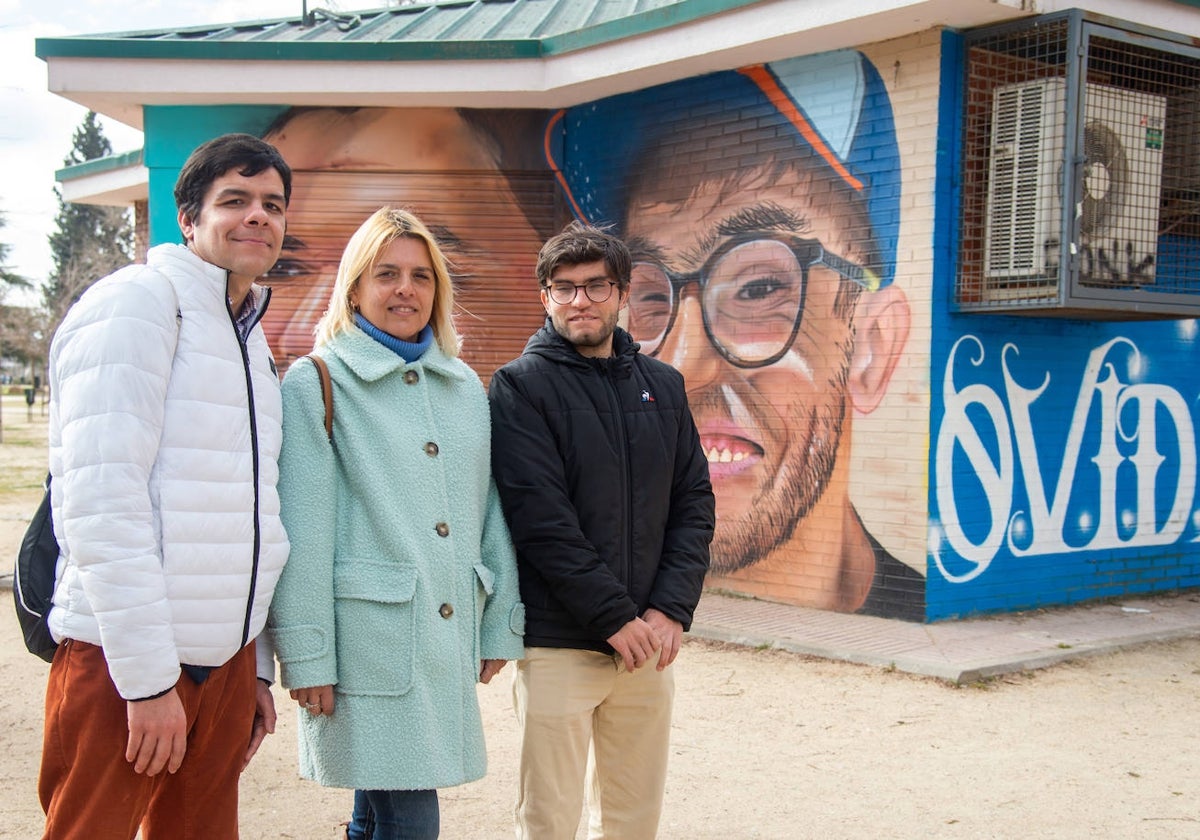 Álvaro Melchor, Montserrat García y Álvaro Vergez, usuarios de la Ovidi