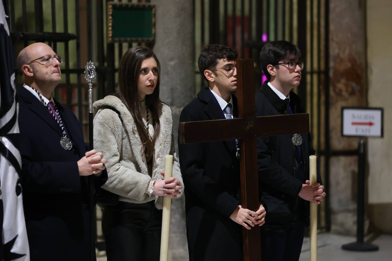 El Vía Crucis de las cofradías con Jesús del Buen Suceso de Córdoba, en imágenes
