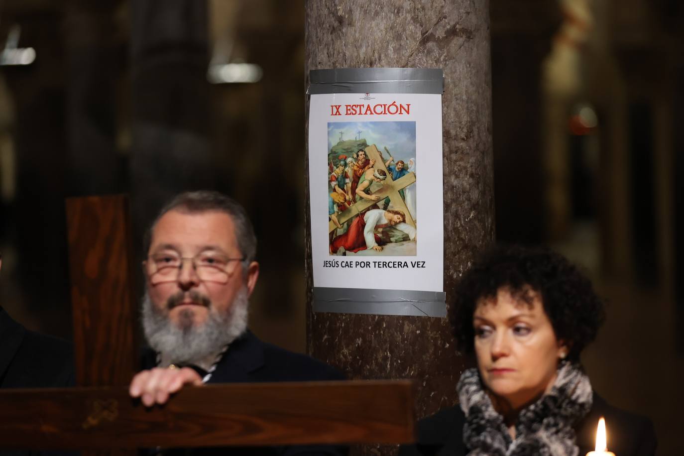 El Vía Crucis de las cofradías con Jesús del Buen Suceso de Córdoba, en imágenes