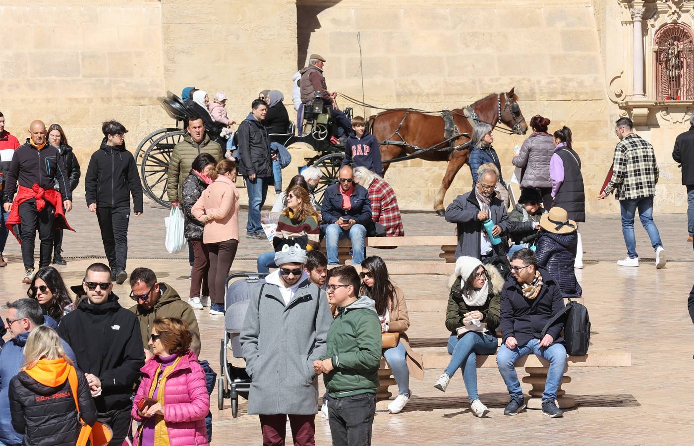 El animado ambiente turístico en Córdoba por el 28-F, en imágenes