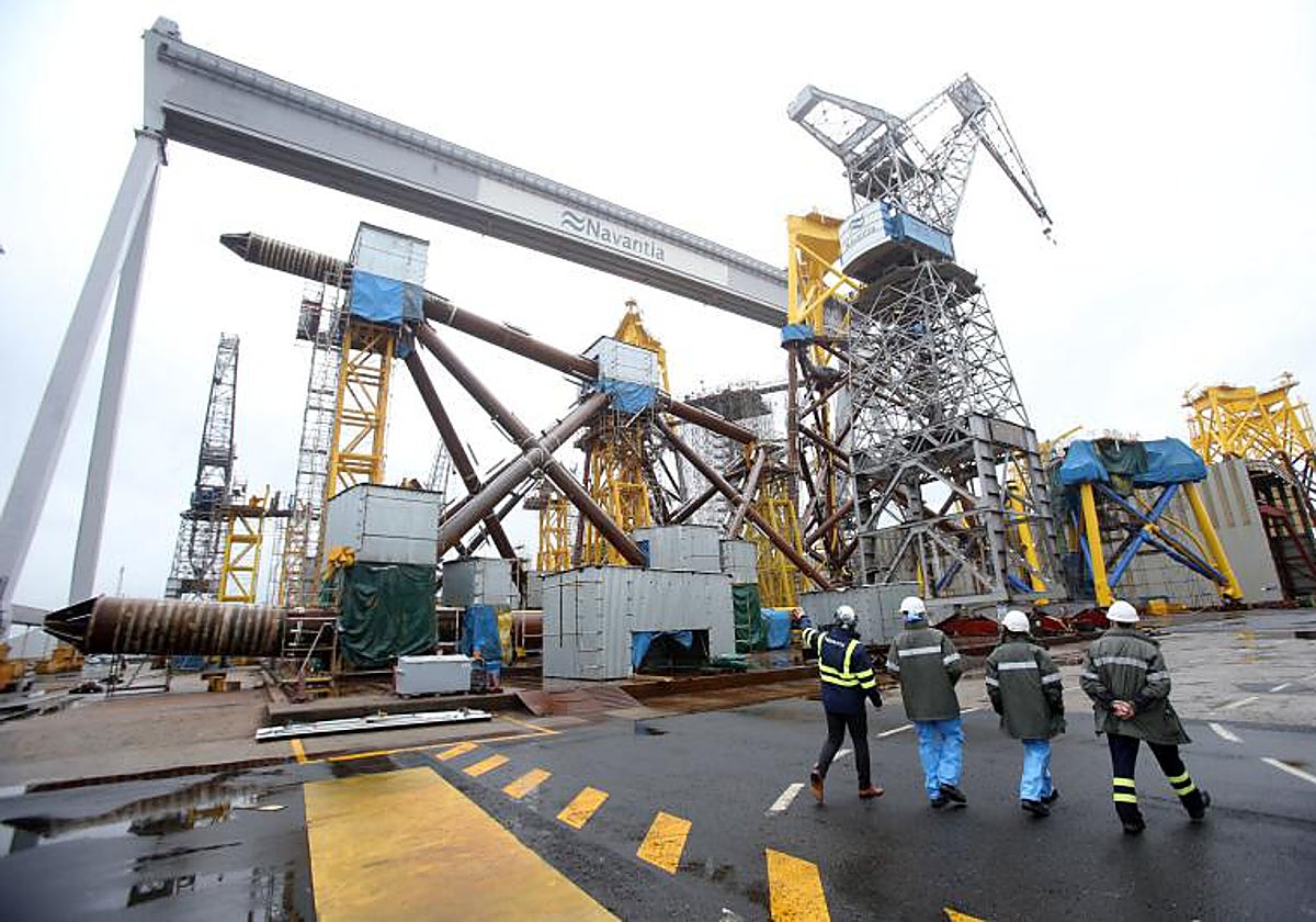 Astillero de Navantia en Ferrol