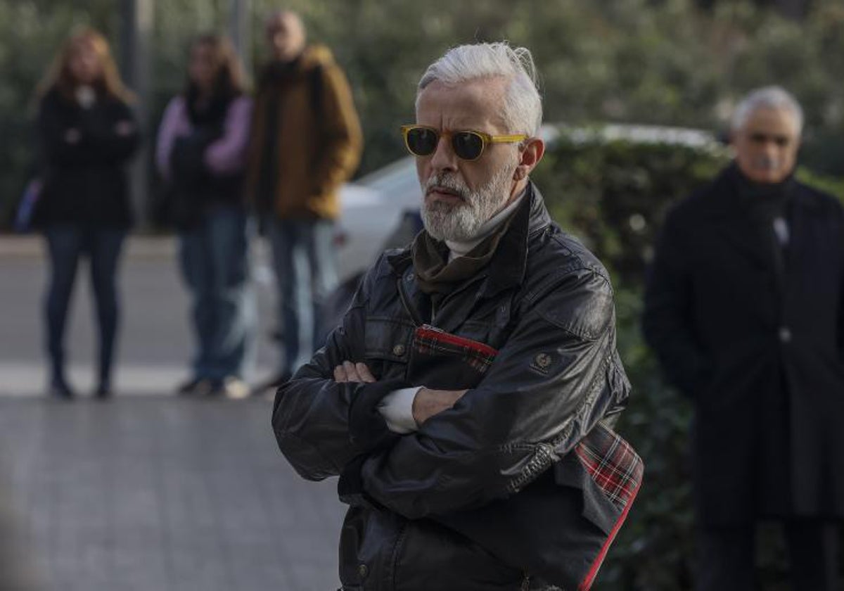 Imagen de archivo de Marcos Benavent en la entrada de la Ciudad de la Justicia de Valencia