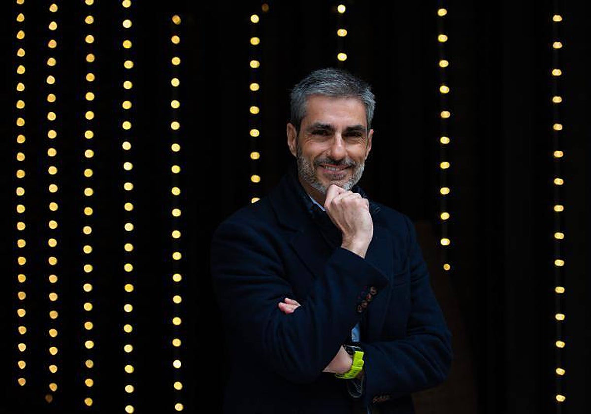 Gonzalo de Oro-Pulido, candidato de Vox en Barcelona, durante su entrevista con ABC