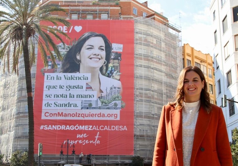 Sandra Gómez promete «mano izquierda» en su candidatura a la Alcaldía de Valencia