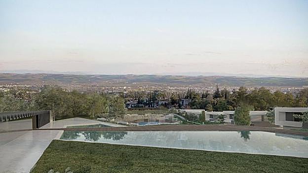 Infografía de parte de las zonas comunes de Residencial Finca Saldaña